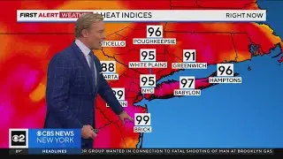 First Alert Weather: 9/5 Tuesday 4 p.m. heat advisory update