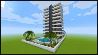 Minecraft: How To Build a Modern Hotel | PART 1