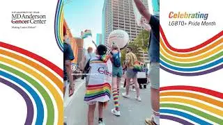 MD Anderson in the Houston Pride LGBTQ+ Parade 2023