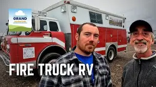 Ep. 344: Fire Truck RV Conversion | Quartzsite Arizona Q24 rvlife rvlifestyle