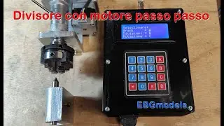 Divisore meccanico mosso da motore passo passo comandato con Arduino  3° Parte finale