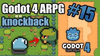 How to make an ARPG in godot 4 #15: Player knock back | tutorial | zeldalike