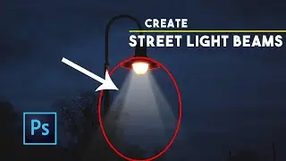 Create Street Light Beams in Photoshop Hidden #photoshoptutorial #light #beam