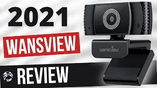 NEW! WANSVIEW 1080P Autofocus 30fps Webcam Unboxing, Sound and Video Test Review!