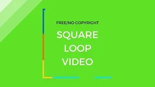 [Free] Colorful Square Green Screen Loop Video [4K] | Free Background Videos (No Copyright)