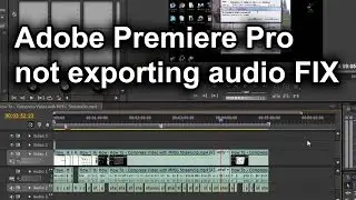 After Premiere Tutorial - Premiere Pro not exporting audio FIX