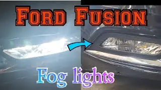 2017 Ford Fusion How to install fog lights step by step LED