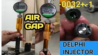 DELPHI INJECTOR AIR GAP SETTINGS ! DELPHI INJECTOR REPAIR TATA NEXON INJECTOR REPAIR ! CRDI INJECTOR