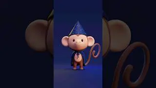 3D Wizard Monkey ✨️