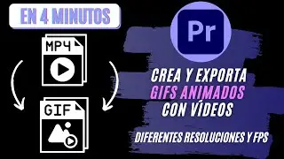 How to make an Animated GIF | Adobe Premiere Pro Tutorial