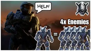 I Beat Halo 3 with 4x the Enemies on Legendary (Solo)