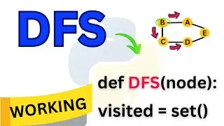 DFS Recursive Function Working | Python Program | Data Structure