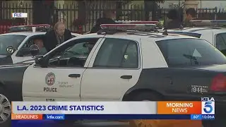 Los Angeles crime statistics for 2023 released