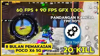 The Best POCO X6 60 Fps Up Gfx Tool 90 Fps Solo vs Squad Gameplay Pubg Mobile