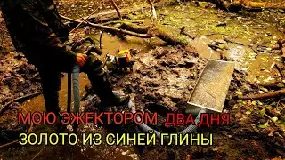 ЗОЛОТО ИЗ СИНЕЙ ГЛИНЫ МОЮ ЭЖЕКТОРОМ