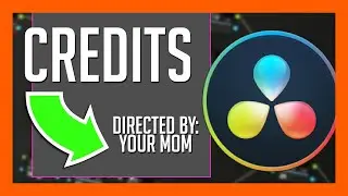 How to Make Scrolling Movie Credits in Resolve 16