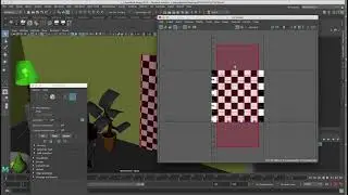 Maya -Planar mapping texture on door