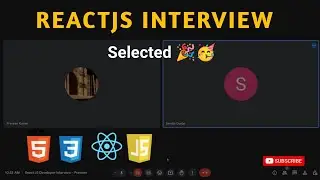 ReactJS developer Interview 2024 | Frontend interview | selected🎉 | Fresher reactjs interview series