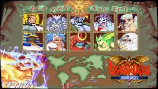 Darkstalkers: The Night Warriors | PYRON | Secret Character 【Arcade / 1994】4K 60ᶠᵖˢ