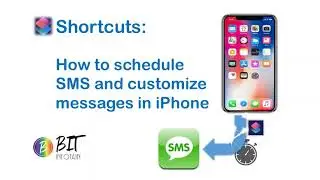 iOS iPhone Shortcuts : Schedule SMS in iPhone, customize messages