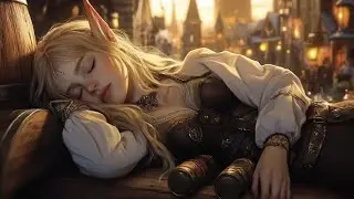 Cozy Tavern Night, Medieval Sleep Music, Chilling Flute Song, Bard Music