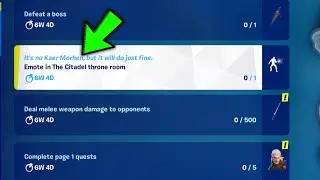 Emote in The Citadel throne room