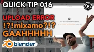 Avoid Upload Errors! Importing from Blender to Mixamo