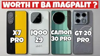 Poco X7 Pro VS Infinix GT 20 Pro VS Camon 30 Pro 5g VS Iqoo Z9 ! Benchmark Test Comparison