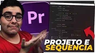 Como CRIAR PROJETO e SEQUÊNCIA no Adobe Premiere 2022 (Atualizado)