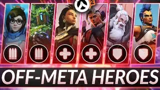 NEW BEST OFF-META HEROES LIST - Rank Up EASILY in Season 10 - Overwatch 2 Meta Guide