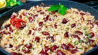 How to make PERFECT RICE AND PEAS Using Canned Kidney Beans | Easy and Saves time but Tasty