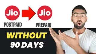 Jio Postpaid To Prepaid Convert Without 90 Days | Jio Postpaid To Prepaid Kaise Kare