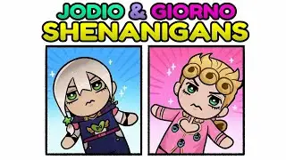 Jodio & Giorno Shenanigans - (JJBA Comic Dub)