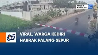 Viral, Warga Kediri Nabrak Palang Sepur | POJOK KAMPUNG JTV