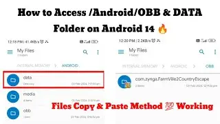 Android obb data folder not showing |Android obb file not showing |Access android data & obb folder