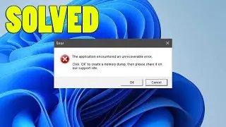 FIX: Roblox "The Application Encountered an Unrecoverable Error"