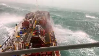 Ship in Storm [ASMR] | 3 Days CAUGHT in a STORM FORCE 12 + MONSTER WAVES in the North Atlantic!