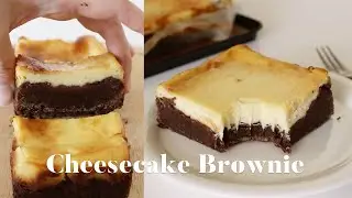 Chewy & Fudgy 🍫 Cheesecake Brownie : Easy Recipe