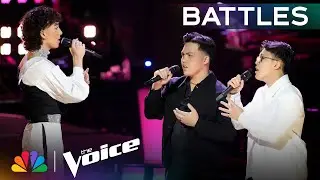 Frank Garcia and Garcia Twins Give Crazy Harmonies Performing Million Reasons | The Voice Battles