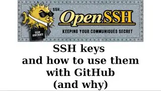 SSH keys and how to use them with GitHub (and why)