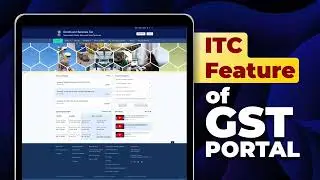 ITC Feature of GST Portal | N J Jain & Associates |