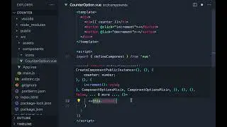 Vue.js - Contador {Options vs Composition}