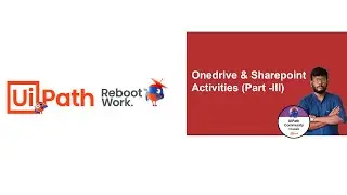 UiPath Tutorial l OneDrive & SharePoint (Part III)