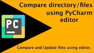 How to compare directory or files using PyCharm editor