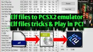 How to launch elf in pc | PS2 elf to pcsx2 emulator #pcsx2  #pcs #ps2