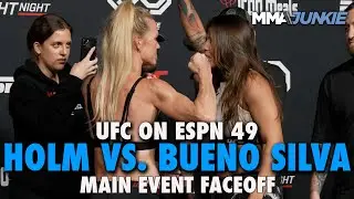 Holly Holm vs. Mayra Bueno Silva Final Faceoff Before UFC on ESPN 49