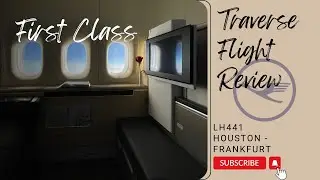 Lufthansa First Class 747-8 First Class Review: Houston - Frankfurt