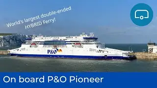 On Board and behind the scenes on the Worlds LARGEST Double Ended HYBRID Ferry