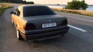 BMW E38 740I V8 sound (THE BEAST)