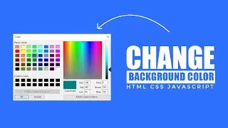 How To Change Background Color With JavaScript